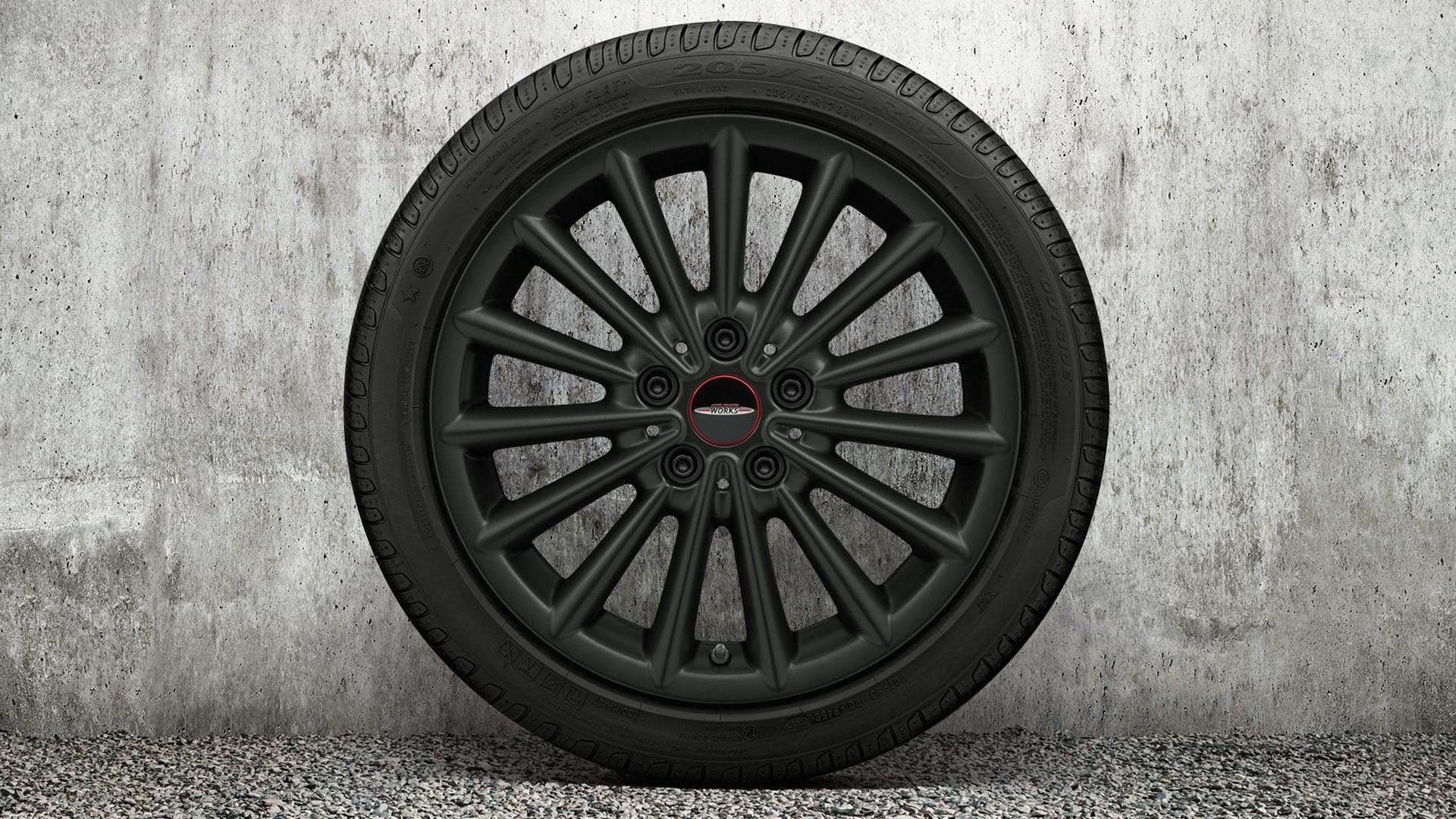 17" JCW Multi Spoke Rad – Jet Black – 505